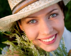 Smiling girl has a nice smile after receiving gum disease treatment in Lansdale, PA.