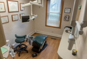 A comfortable exam room at Kevin Bass DMD.